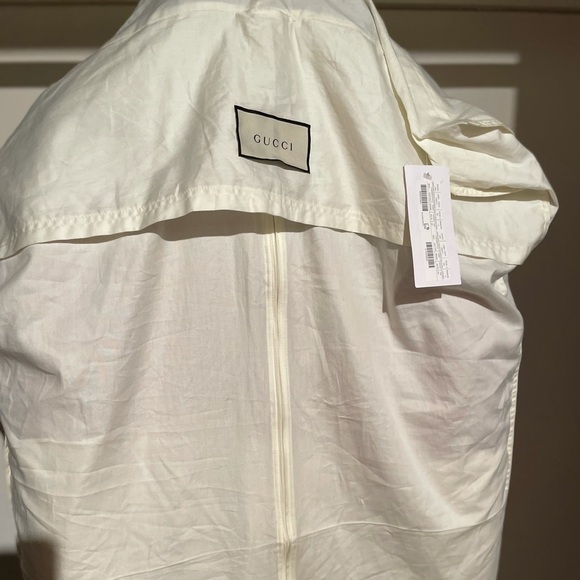 GUCCI Retro Puffer Bomber Jacket W/ Logo Patch - Picture 6 of 6